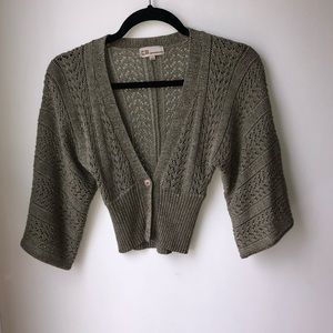 Costa Blanca médium crop cardigan